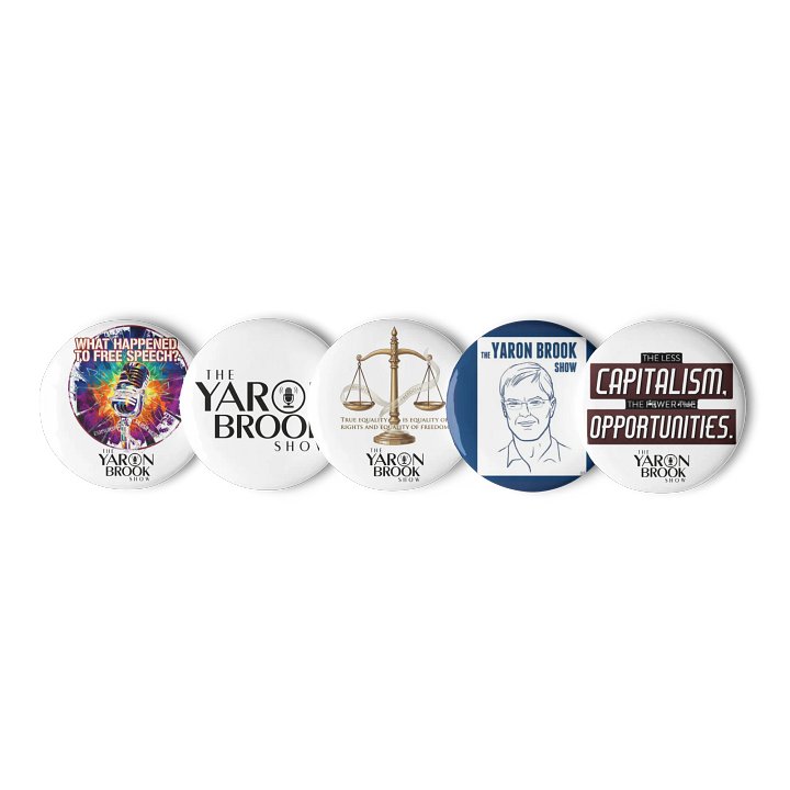 Yaron Brook Show – Ideas That Matter Button Set (5-Pack) product image (1)