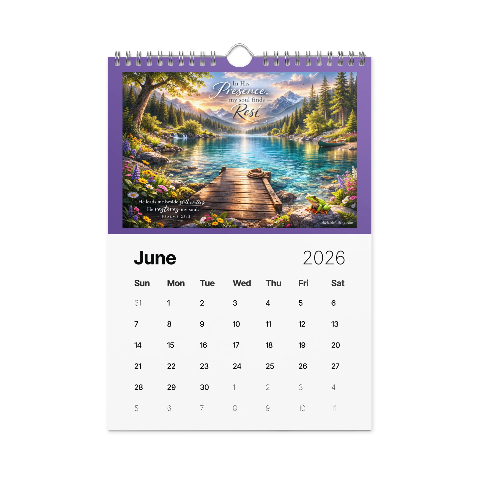 Heaven's Artwork 2026 Wall Calendar product image (7)
