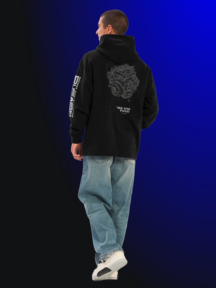 100 Ottani Please!™ Premium Oversized Racing Streetwear Hoodie | Phantom Division Edition product image (2)
