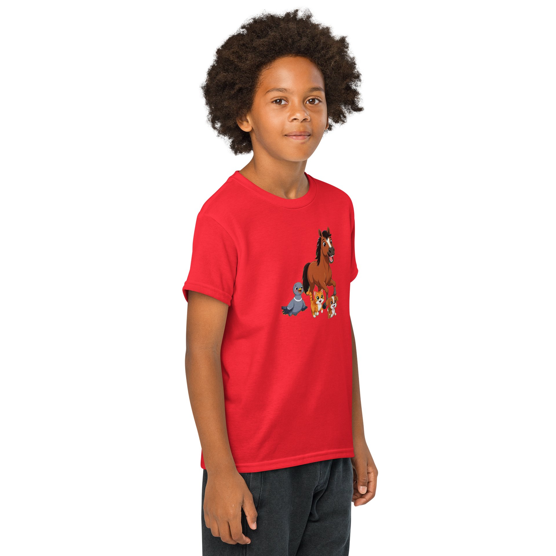 Cute Farm Friends Youth Sports Tee product image (4)