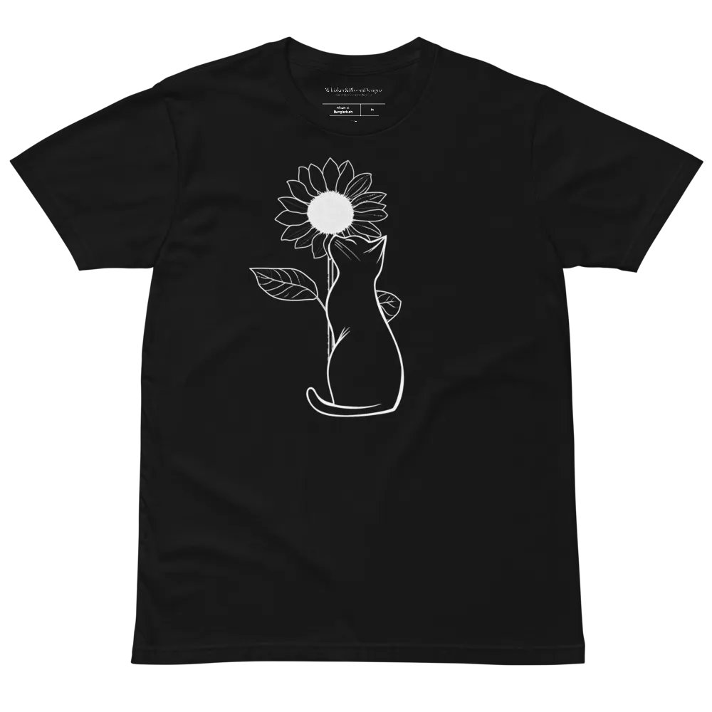 Sunflower Cat Supreme Comfort Unisex T-Shirt product image (2)