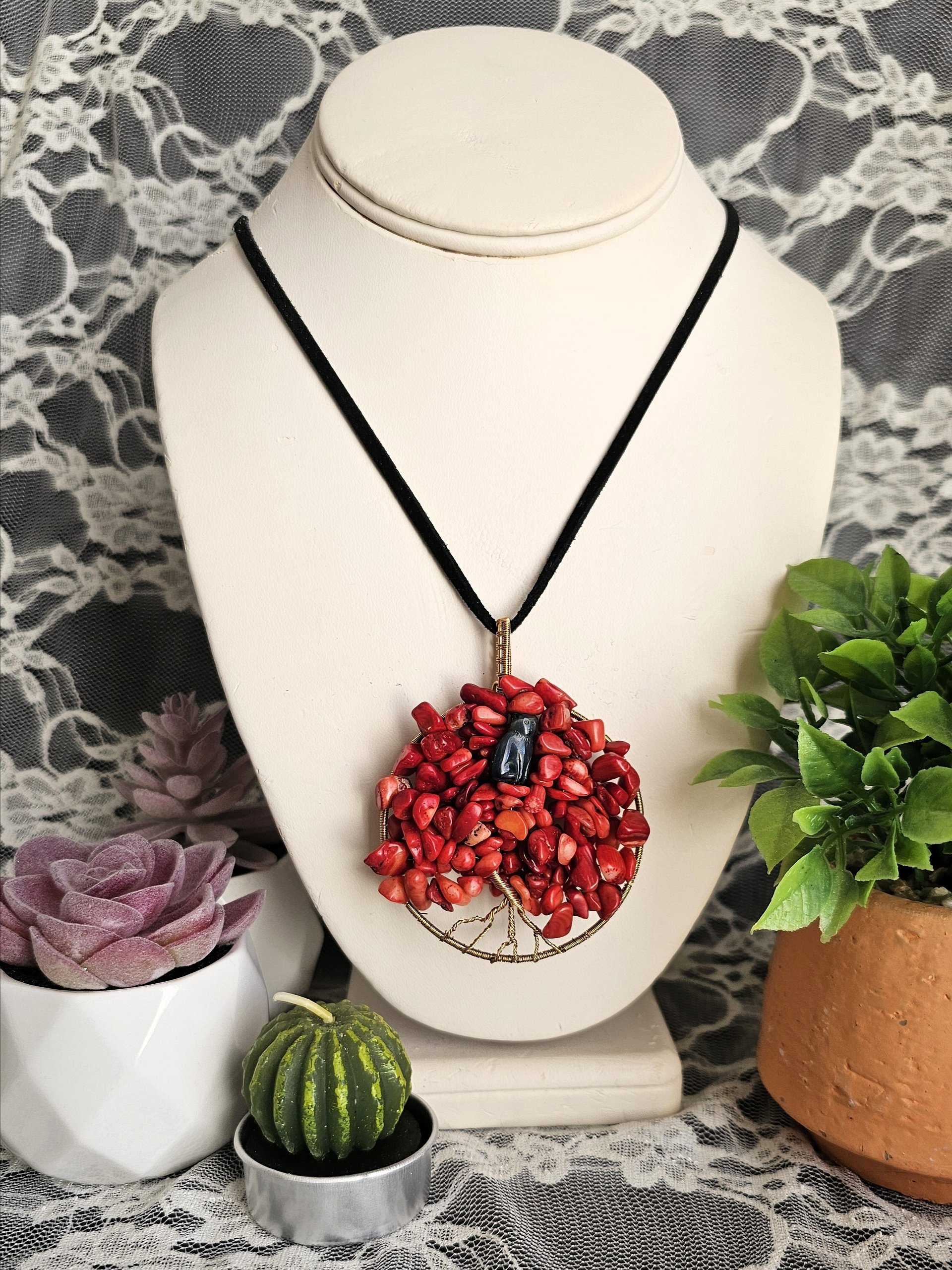 Red Bamboo Coral Tree of Life product image (4)