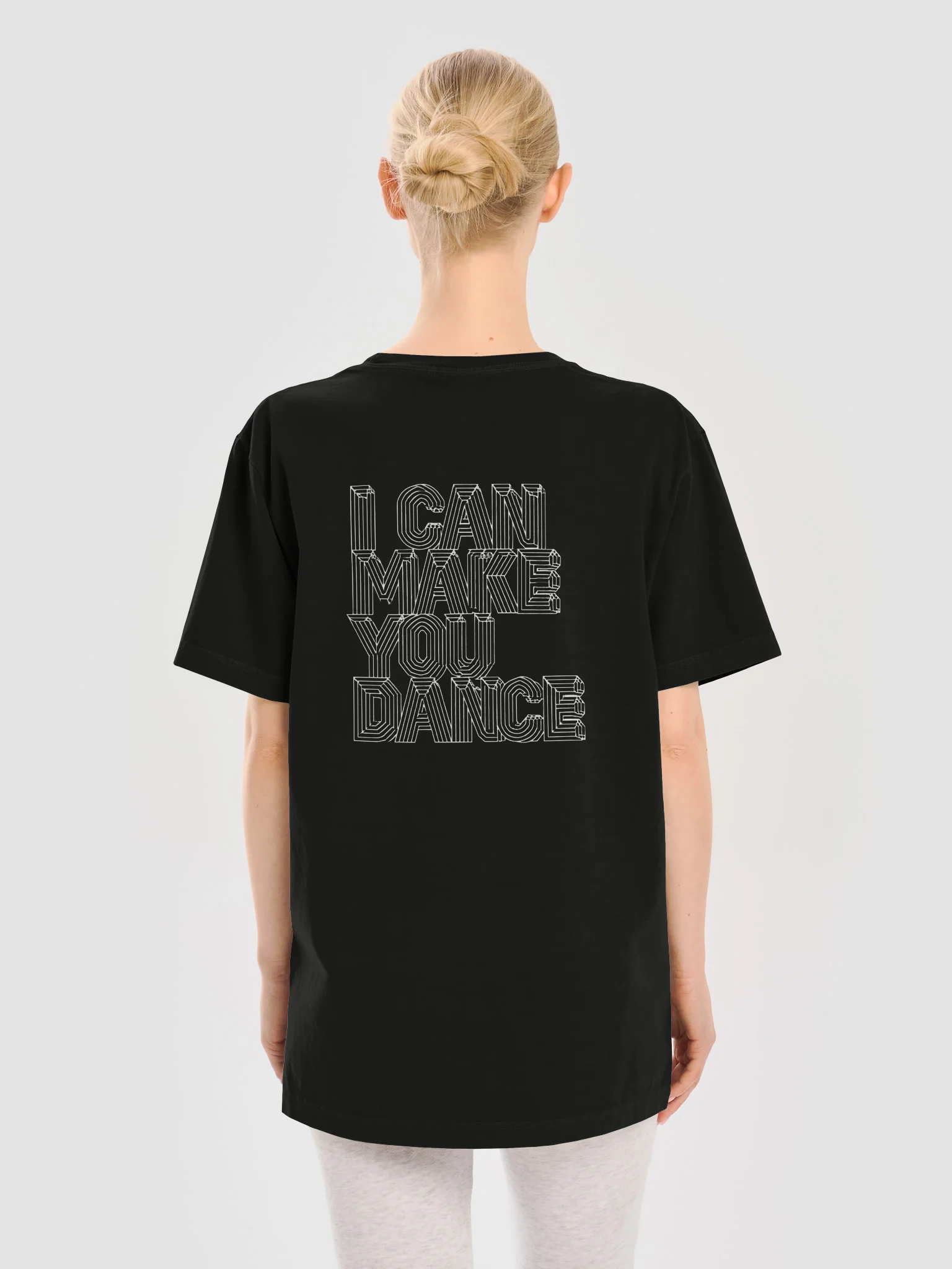 LABEL LOGO POCKET W/ I CAN MAKE YOU DANCE BACK ( (Men's Premium Short Sleeve Tee) product image (10)