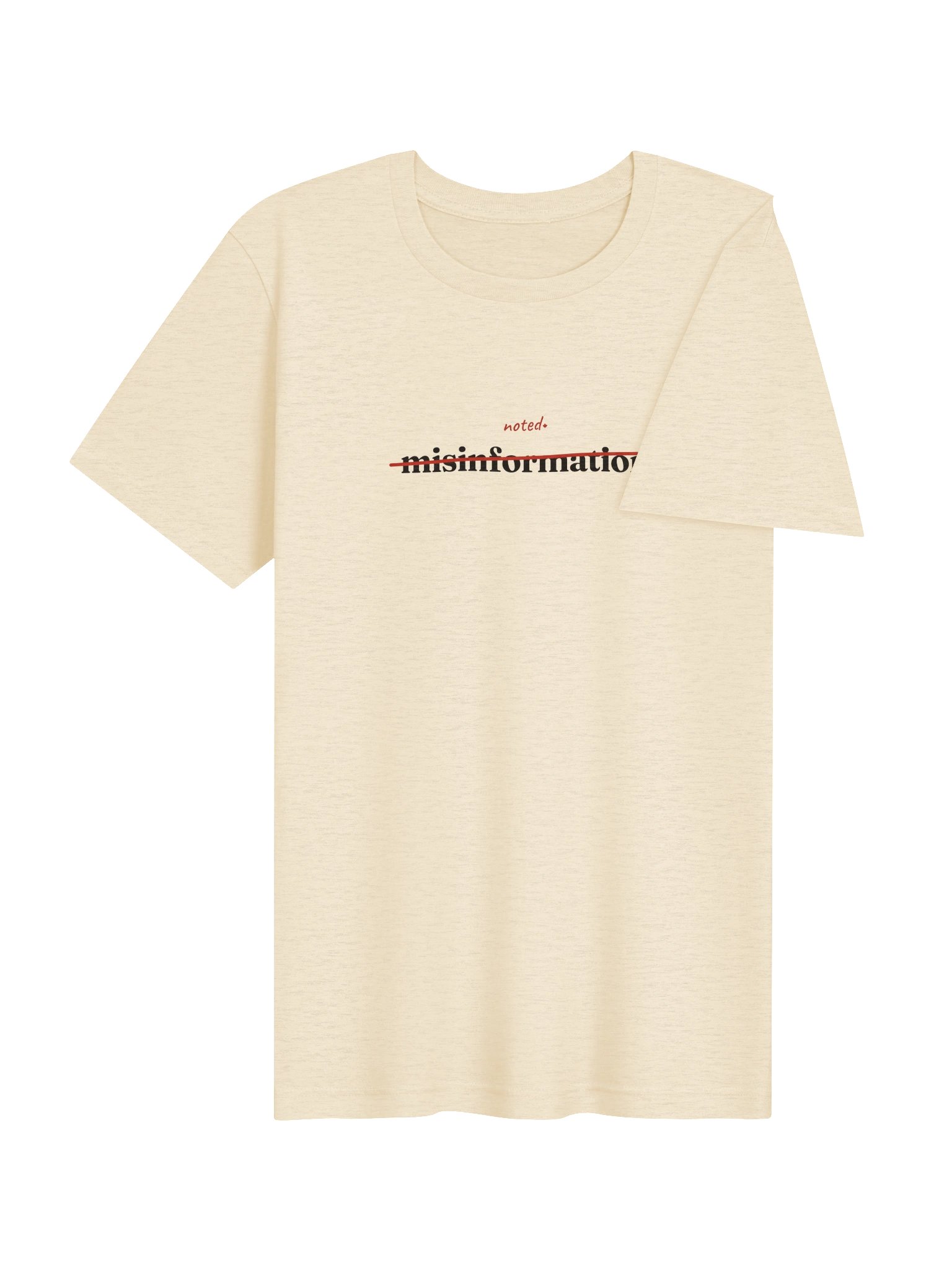 The Eco Tee — Heather Natural product image (4)