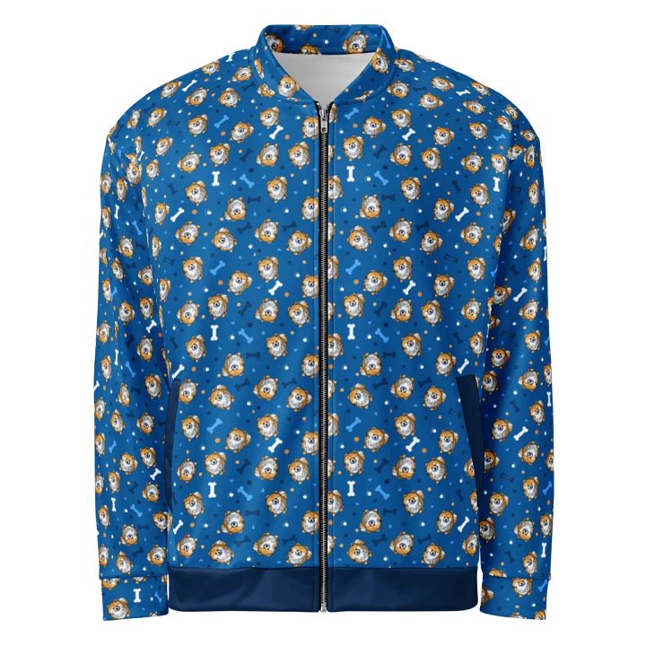 Pomeranian Blue Bomber Jacket product image (1)