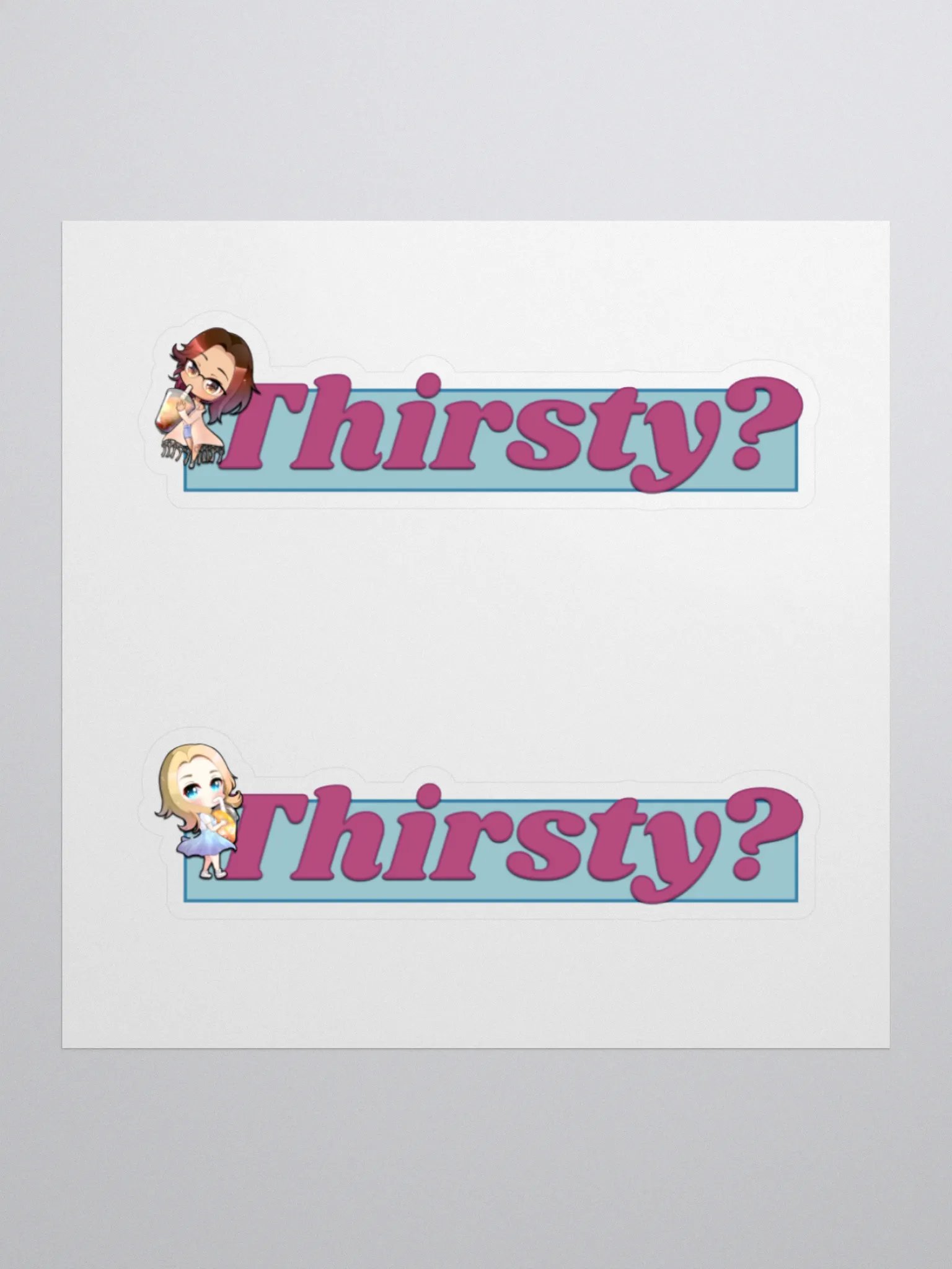 Thirsty Michi Sticker product image (2)