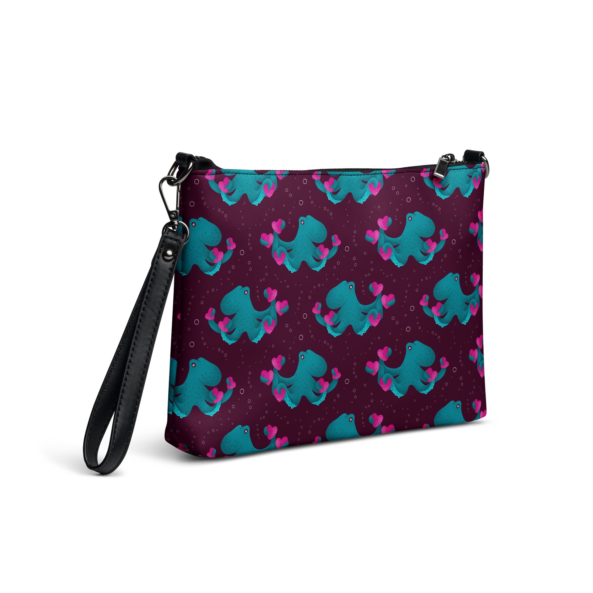 Octopus and Hearts Crossbody Bag product image (5)