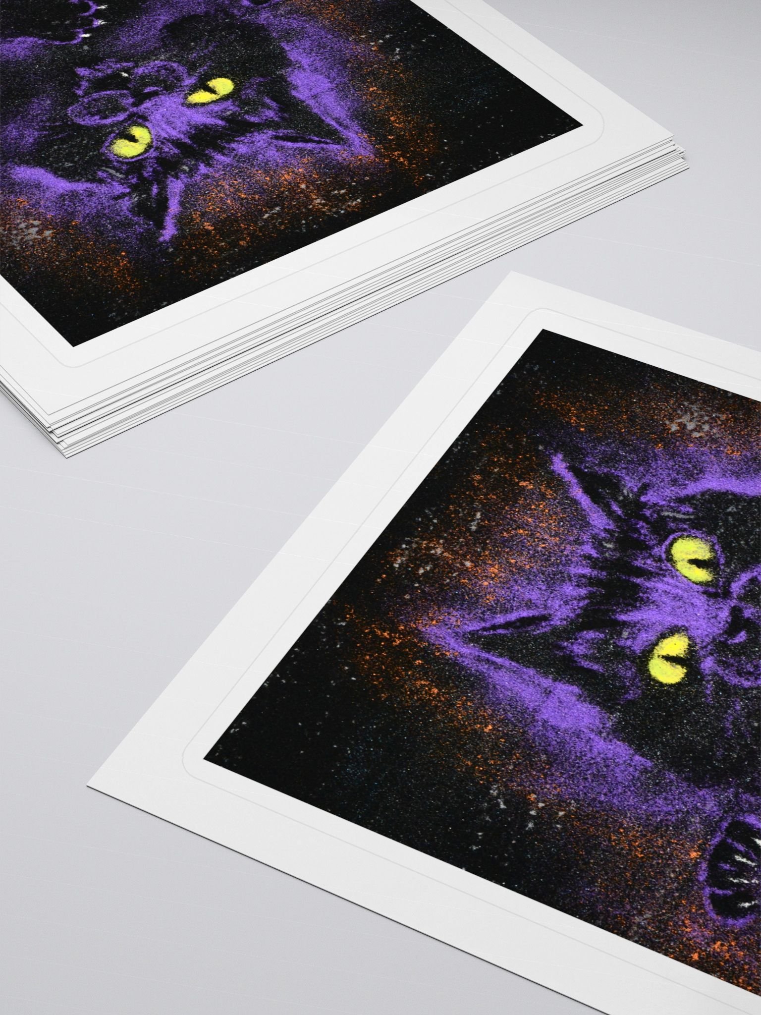 Purple Cat Sticker product image (4)