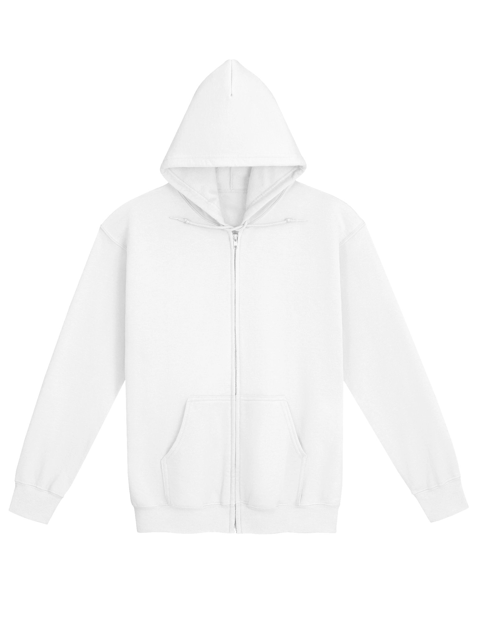 Suspect Everyone - White Zip Hoodie - TrueCrime.FM product image (1)