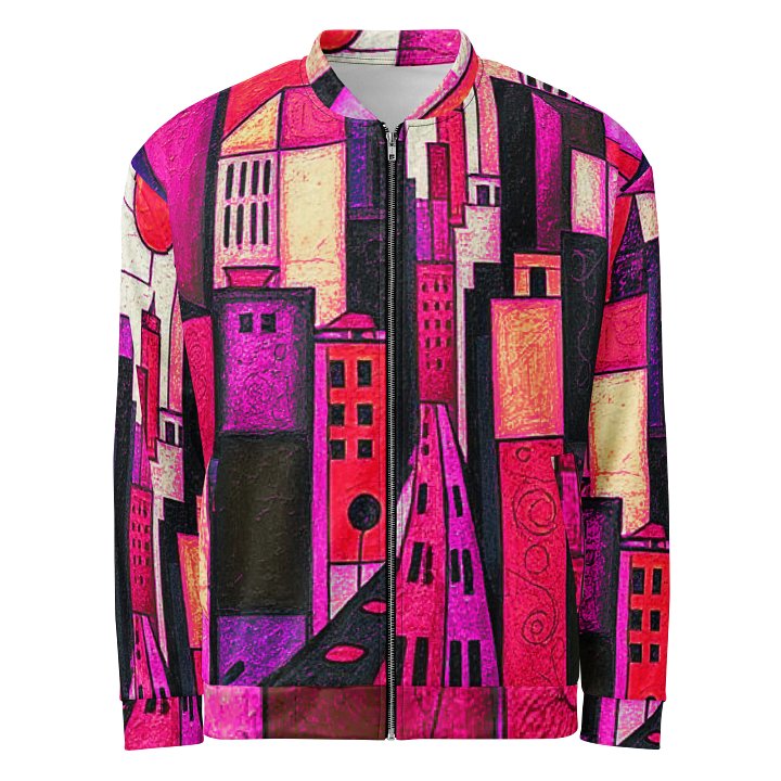Red City Bomber Jacket product image (1)