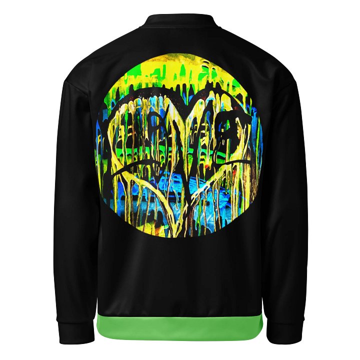 Graffiti Heart Glow Bomber Jacket product image (2)
