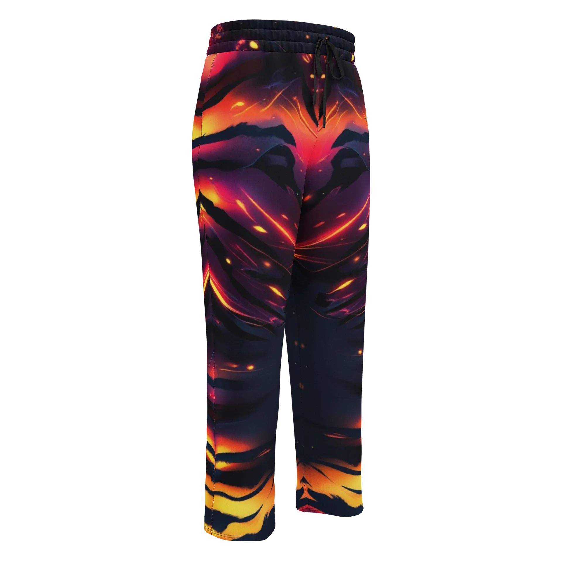 Neon Flame Wide-Leg Joggers product image (1)