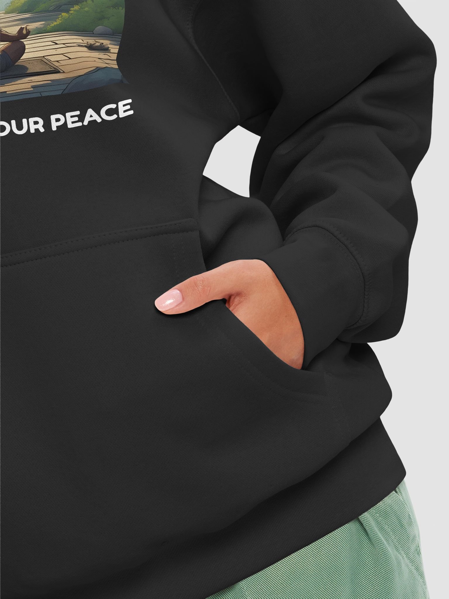 Protect Your Peace – Mindfulness Hoodie for Calm & Confidence product image (8)