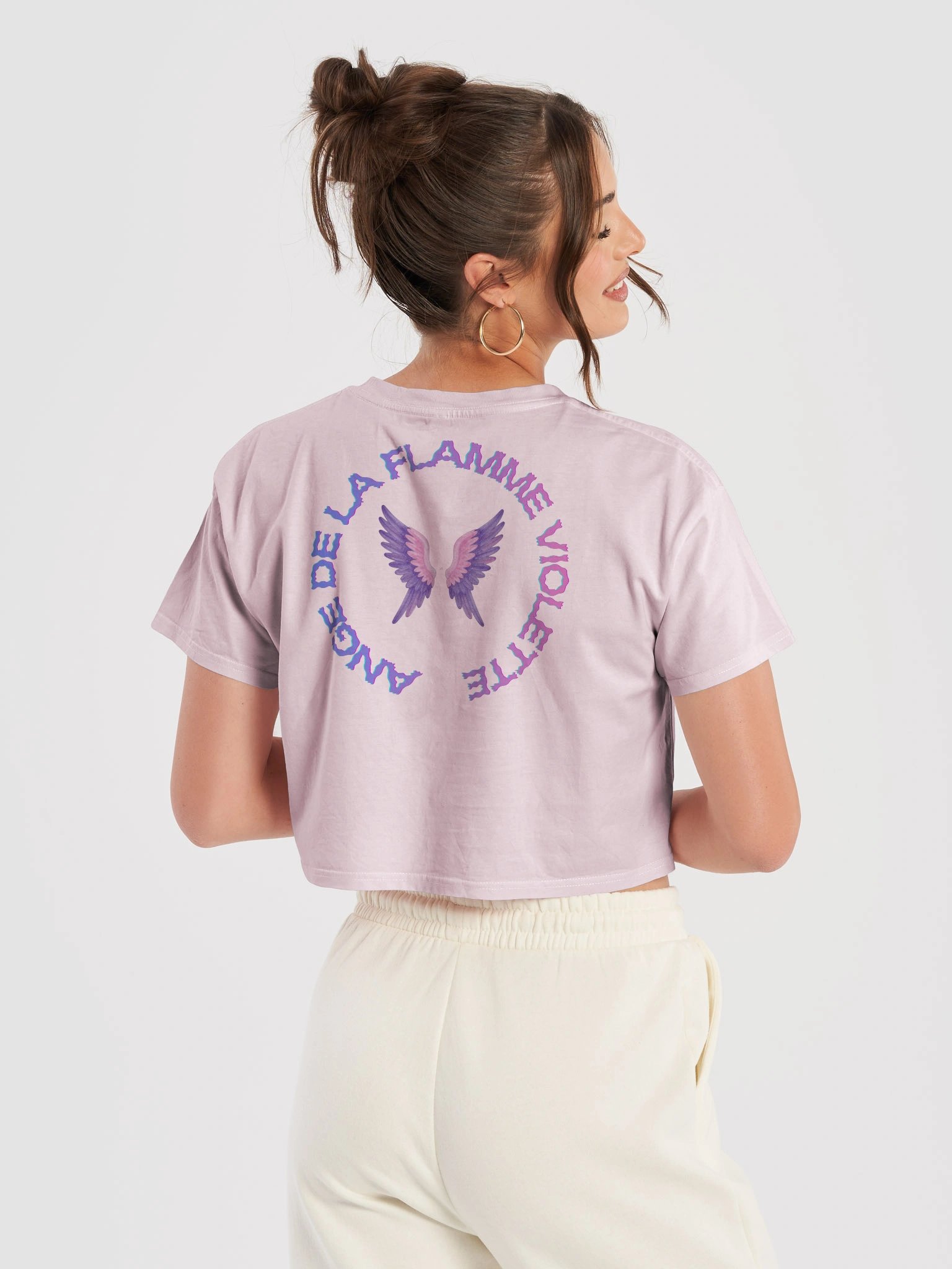 Angele De La Flamme Violet Crop Top product image (11)