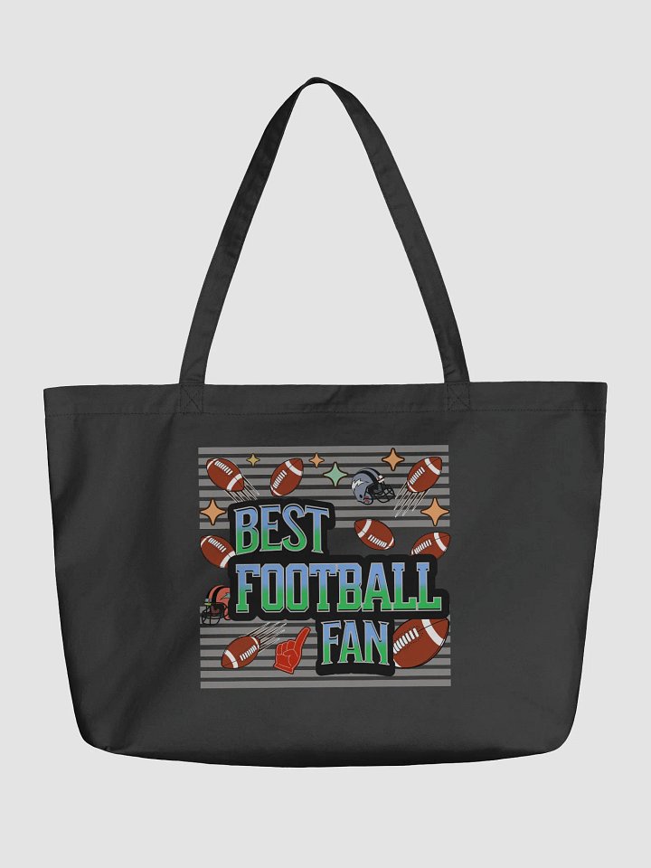 Best Football Fan Gridiron Glory Organic Tote Bag product image (2)