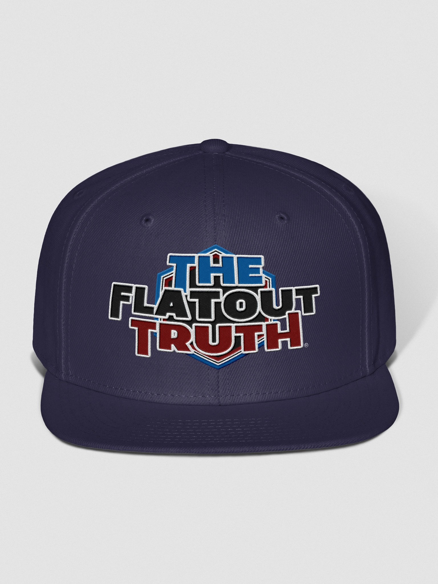 TFOT Blue Hex Flat Snapback Hat product image (2)