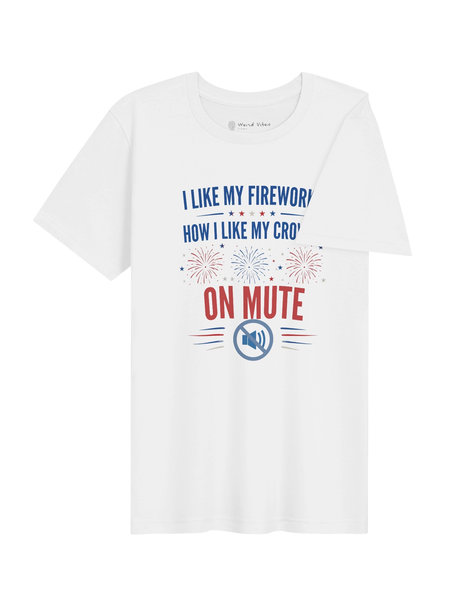 Fireworks for Neurodivergents - White Tee product image (4)