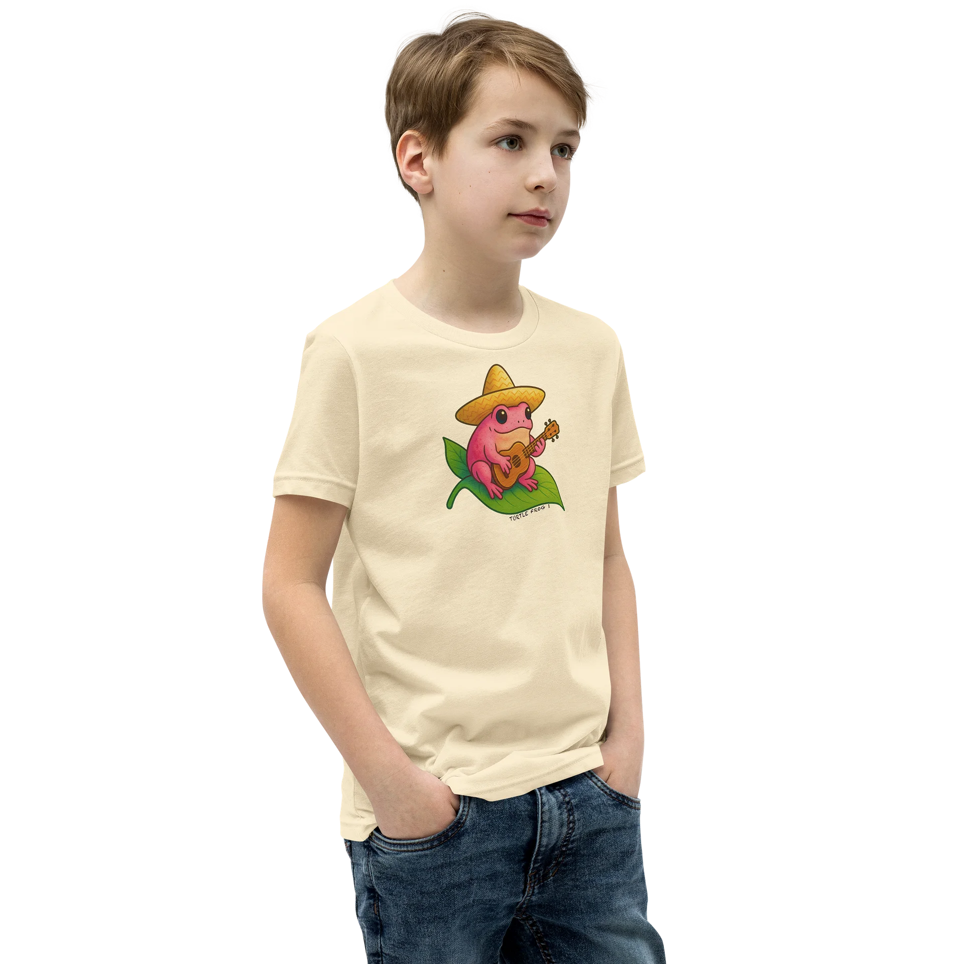 Guitar Turtlefrog Youth T-Shirt product image (50)