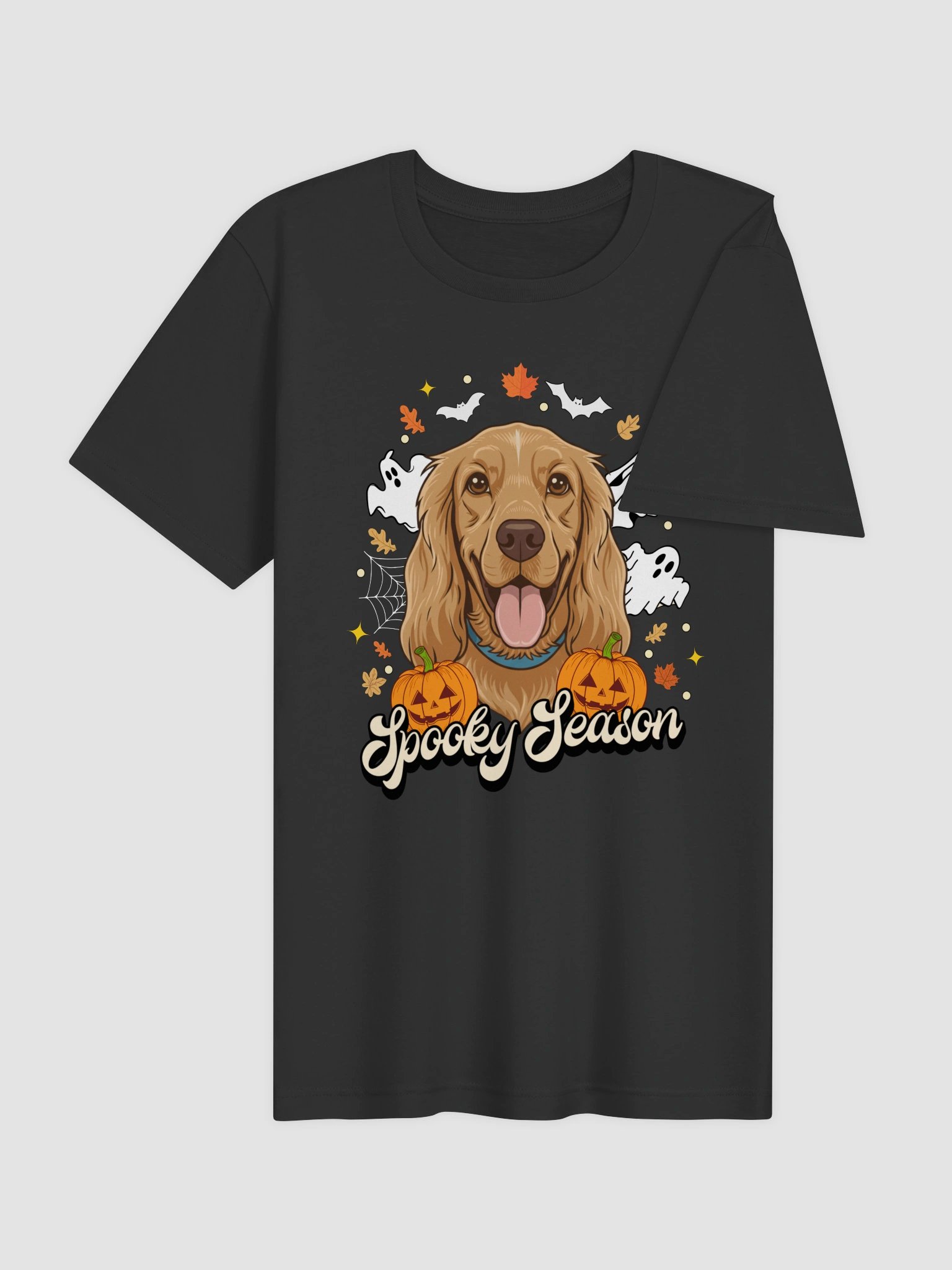 Custom Retro Spooky Season Pet Portrait T-Shirt product image (5)