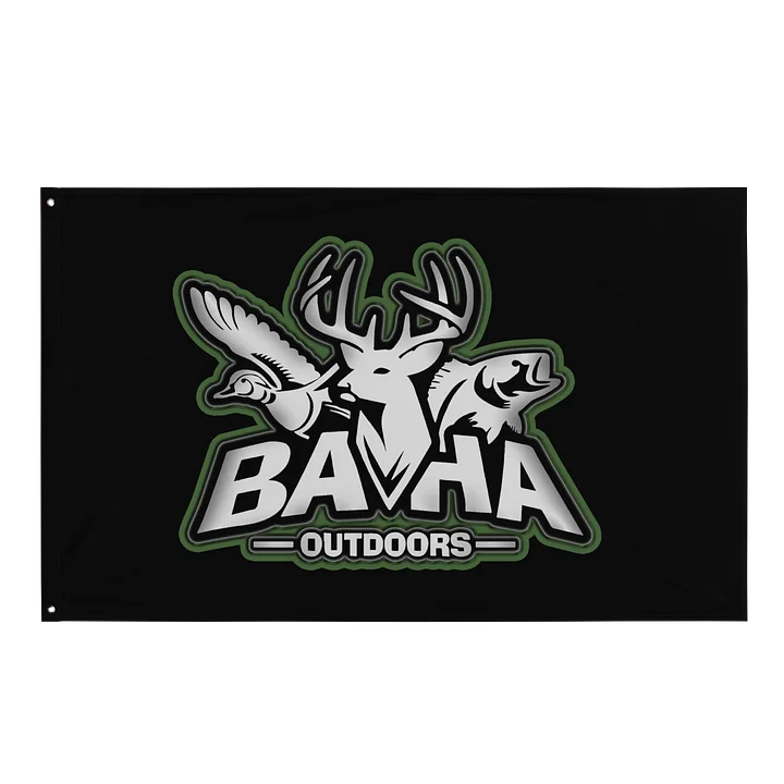 Baha Hybrid Logo Flag Black product image (1)