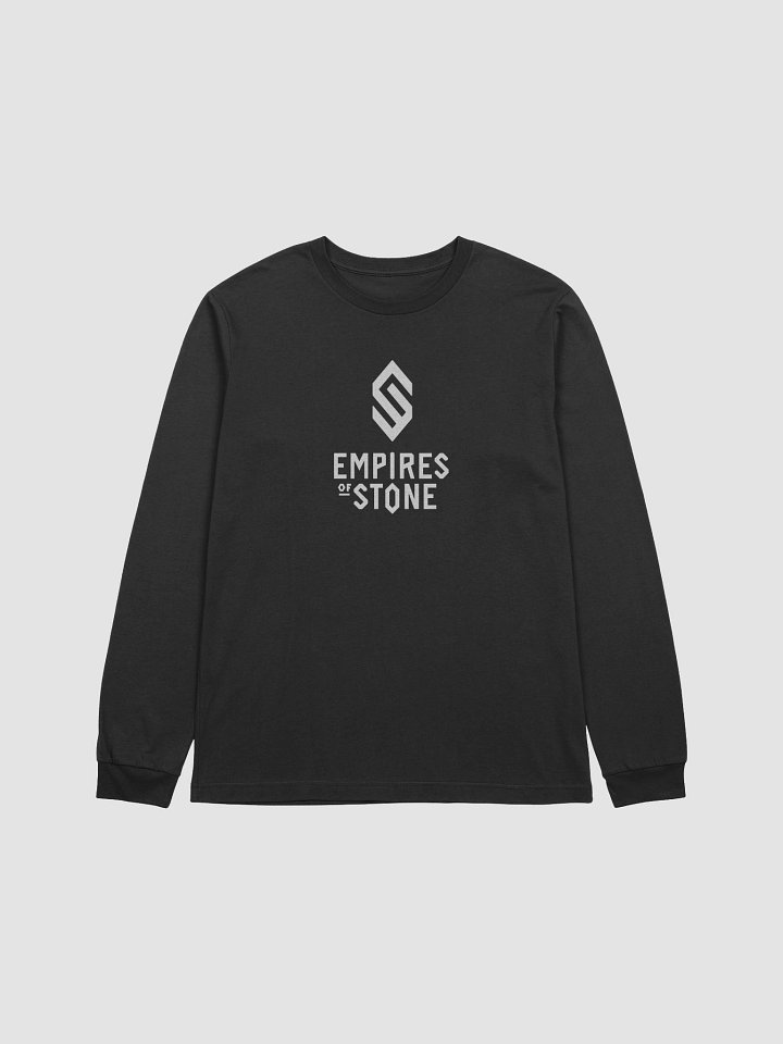 Long Sleeve T-Shirt Unisex Empires of Stone Logo White product image (5)