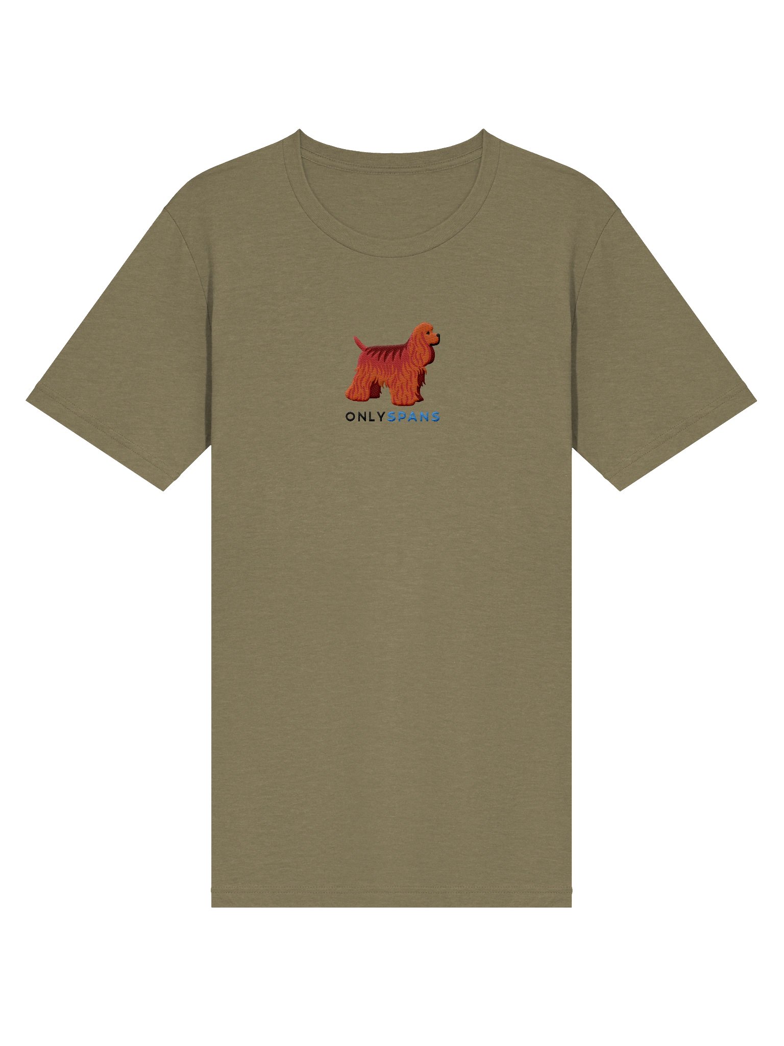 Only Spans T-Shirt(Embroidered) of an American Cocker Spaniel(Red) product image (15)