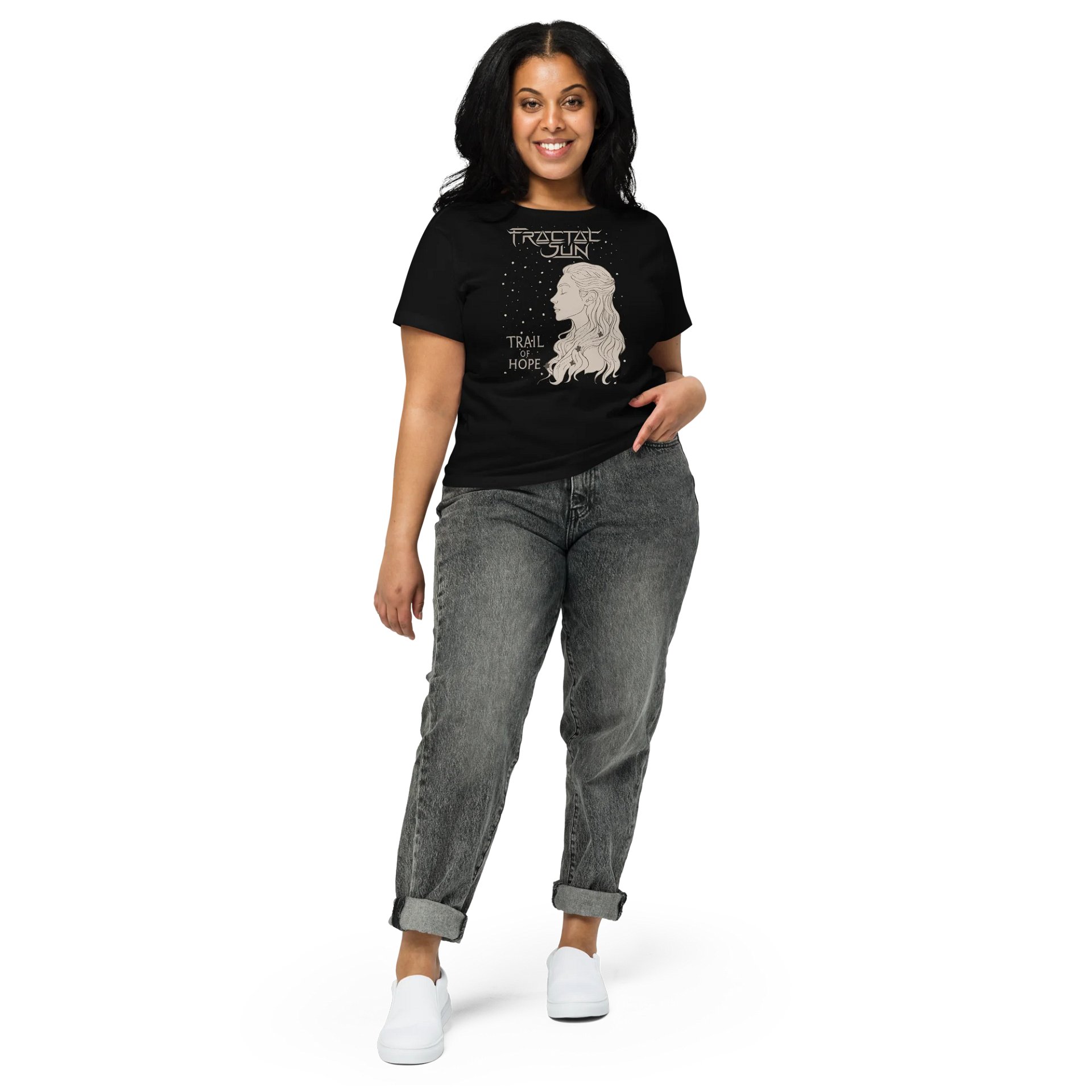Trail of Hope Women's High-Waisted Tee product image (6)
