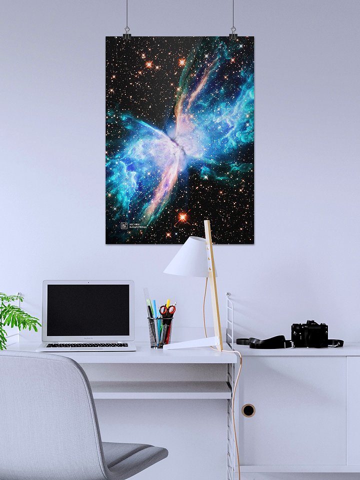 Butterfly Nebula NGC 6302, NASA Hubble Space Telescope — Hi-Res Space poster, science poster, space photo product image (2)