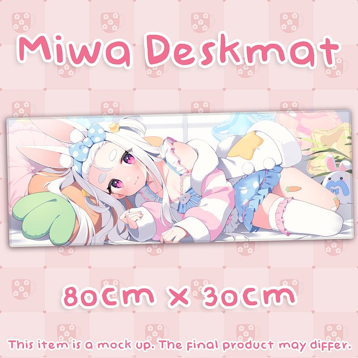 Miwa Birthday Deskmat [PREORDER] product image (1)