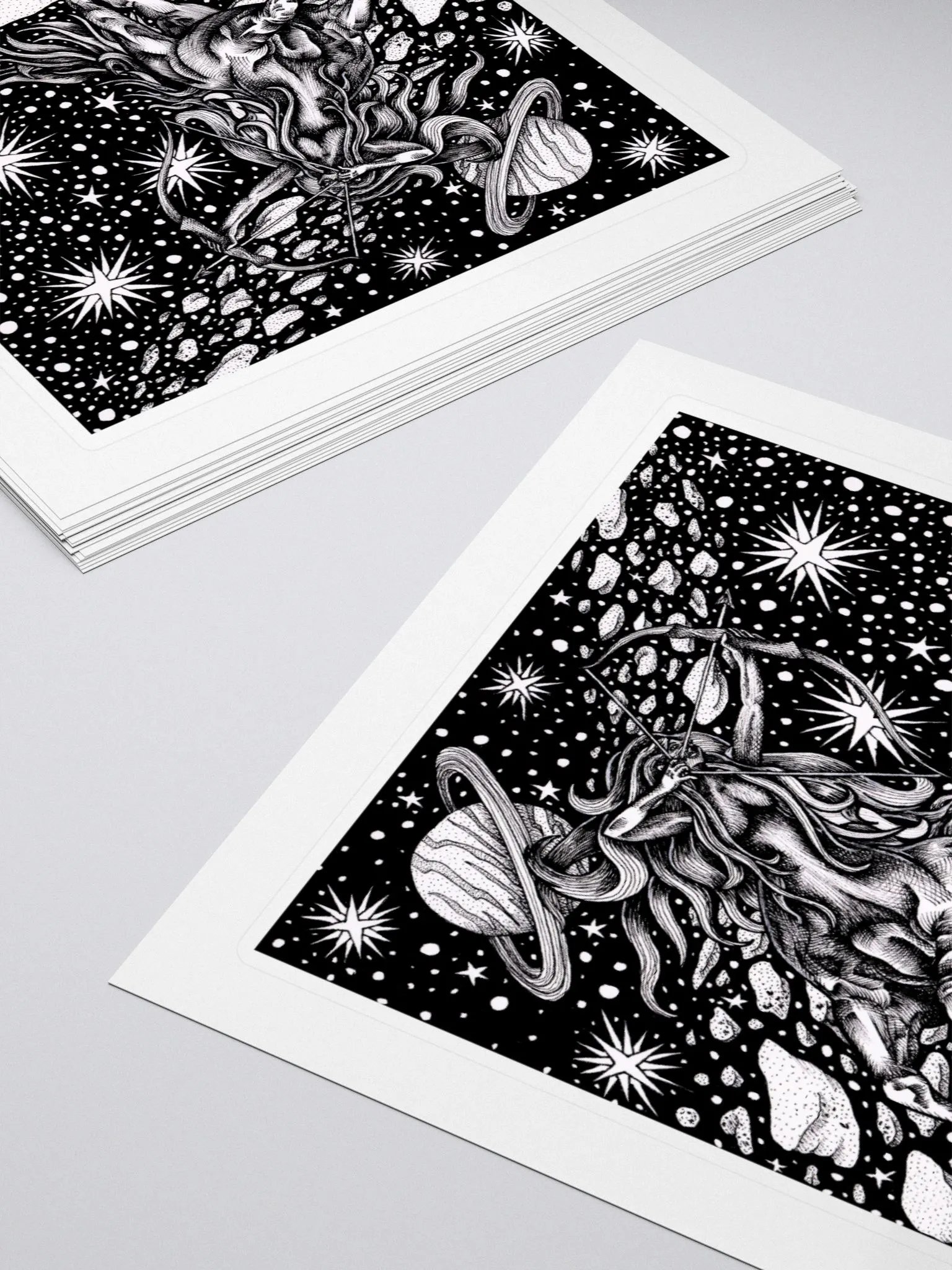 Sagittarius Zodiac Kiss Cut Stickers product image (4)