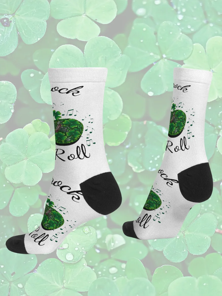 Shamrock & Roll Crew Socks product image (3)