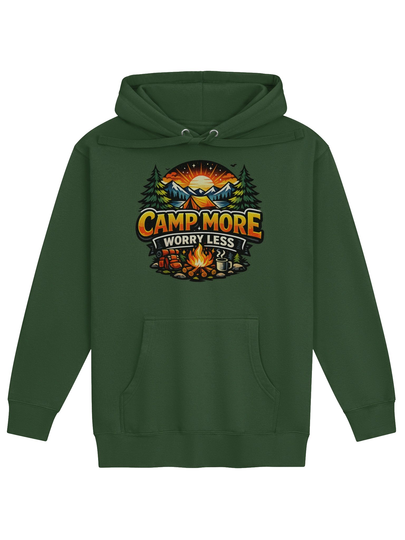 Camp More, Worry Less Hoodie product image (2)