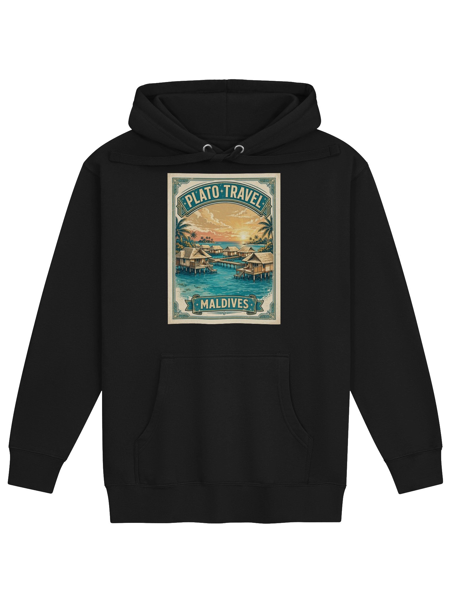 Maldives Poster Hoodie product image (1)