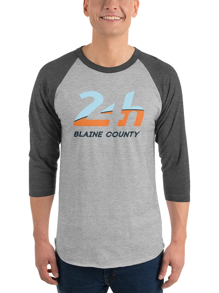 Blaine County 24h Logo Baseball Tee product image (1)