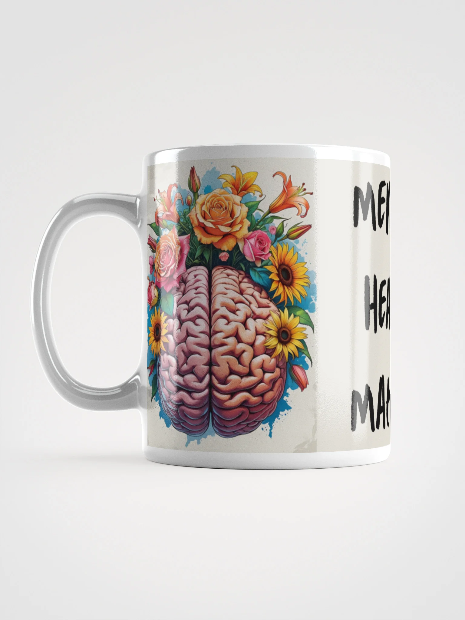Floral Mental Health Mug product image (1)