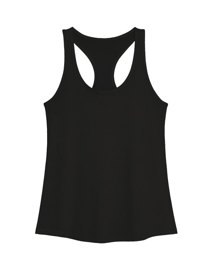 The Gatekeeper’s Key – Black Reverse Core Edition (Back Print Only) | Women’s Racerback Tank product image (1)