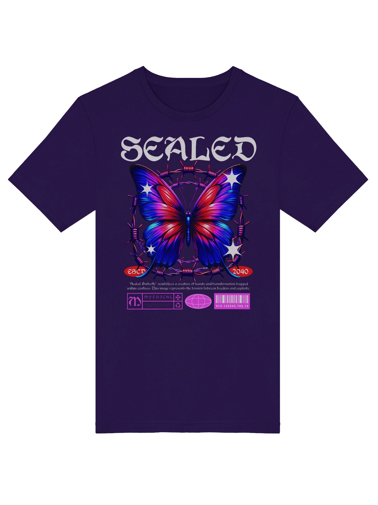 Stylish Sealed Butterfly T-Shirt for Everyday Wear product image (37)