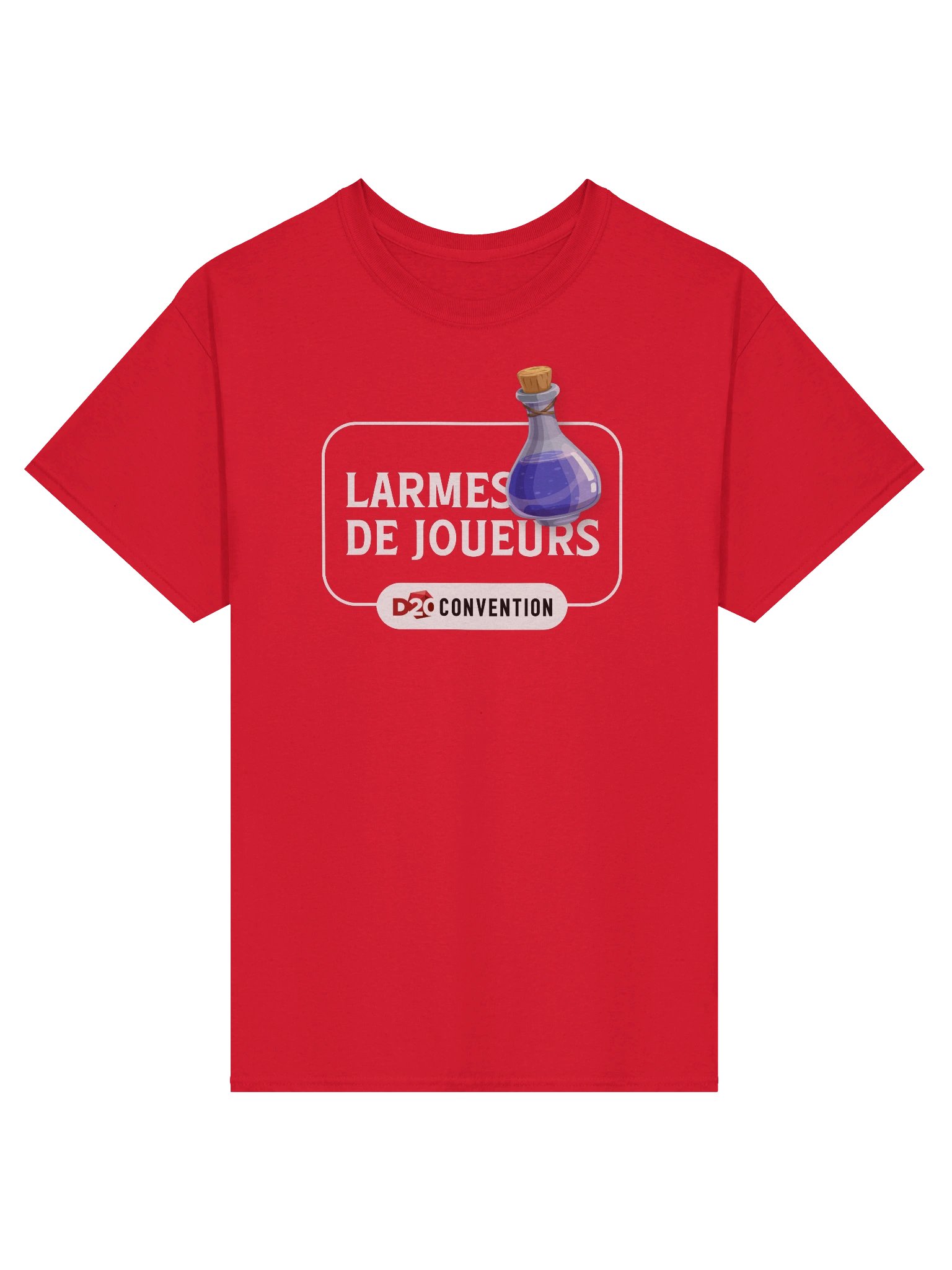 D20 - Larmes - T-shirt rouge product image (1)