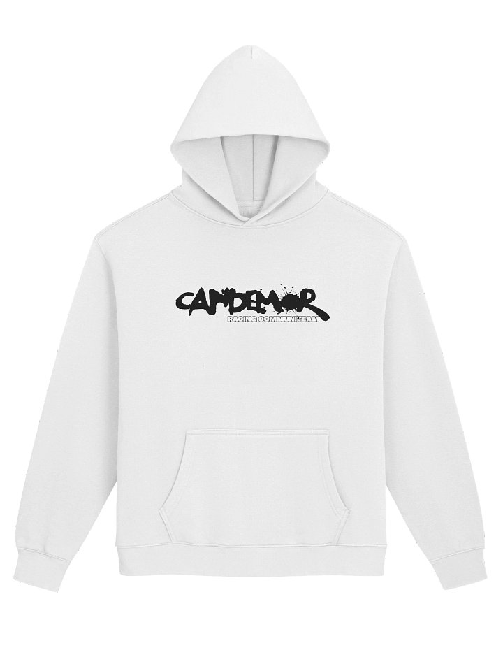 SUDADERA CANDEMOR BLANCA CON LOGO NEGRO product image (1)