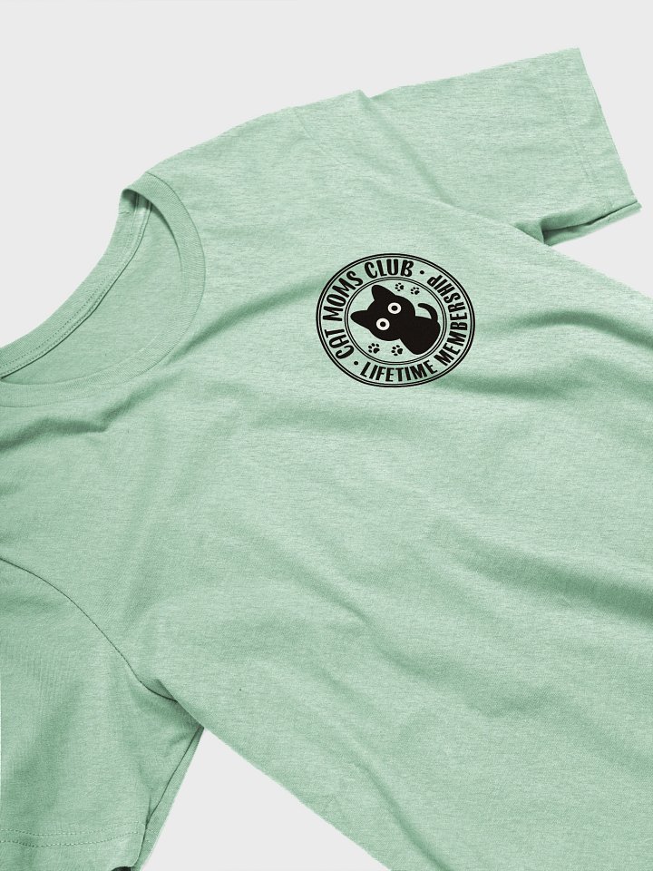 Cat Moms Club 2 (Left Chest Print) - Unisex Adult Super Soft Lightweight T-shirt product image (2)
