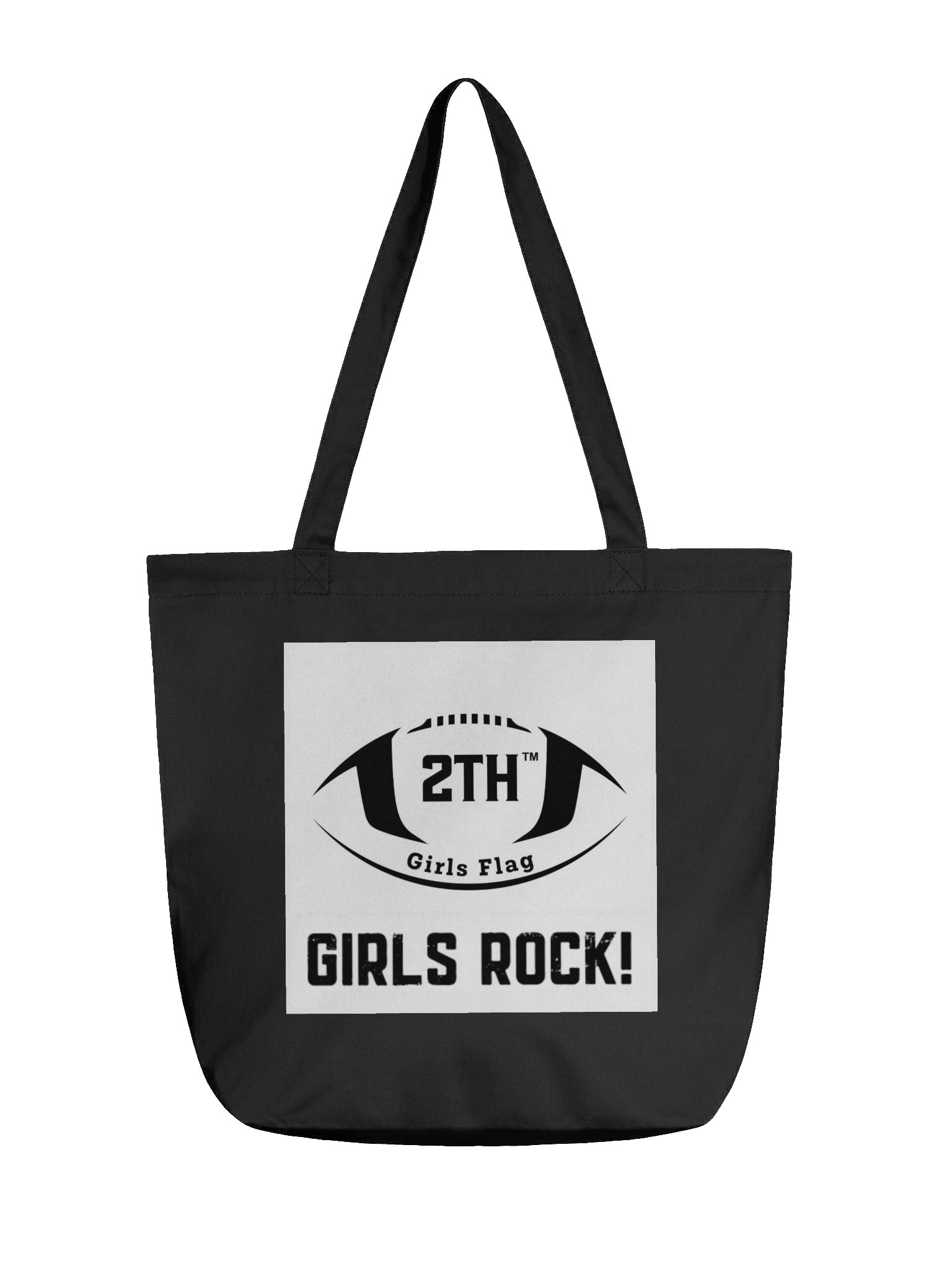 Girls Rock Football Tote Bag product image (1)