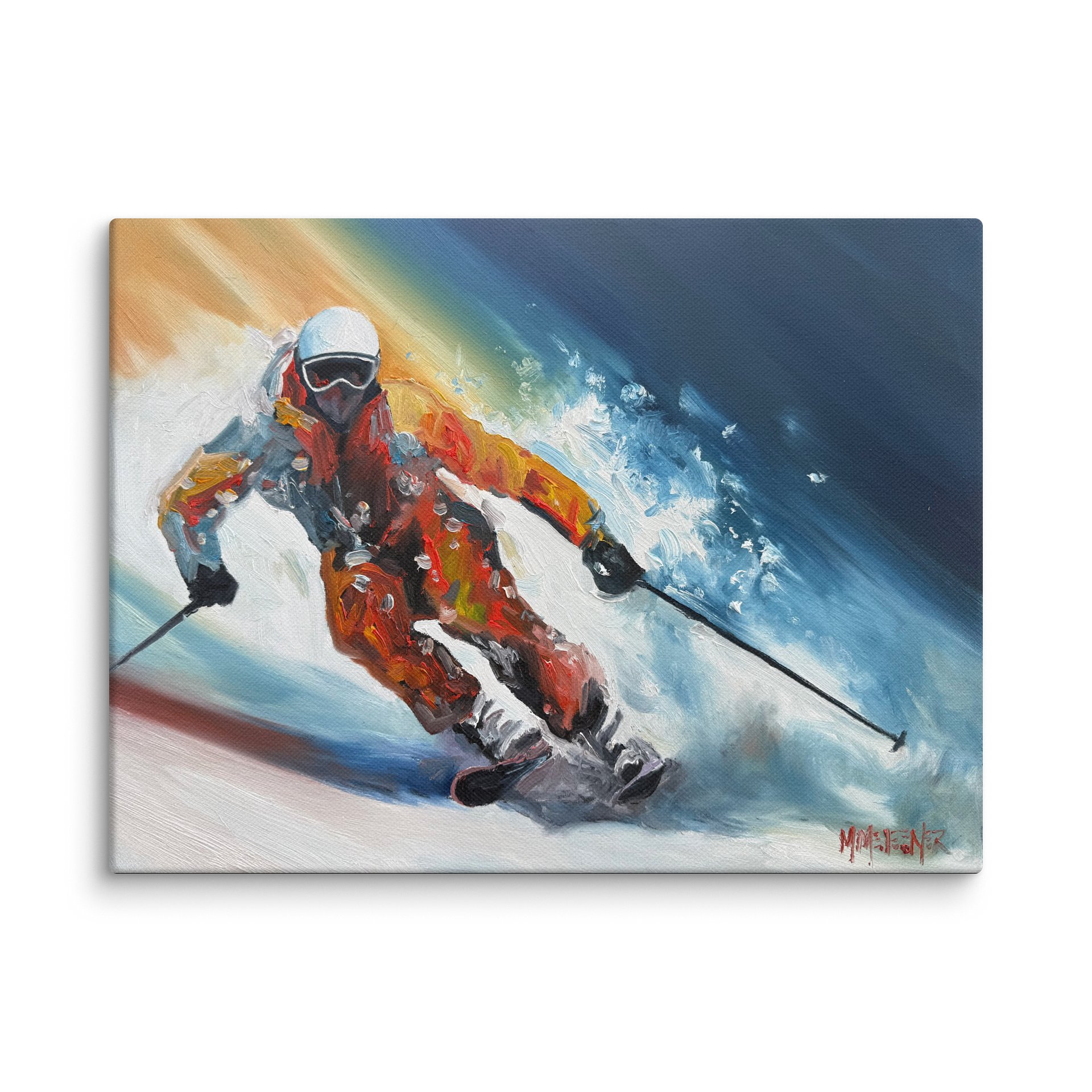 Downhill Color - Giclee Canvas product image (3)