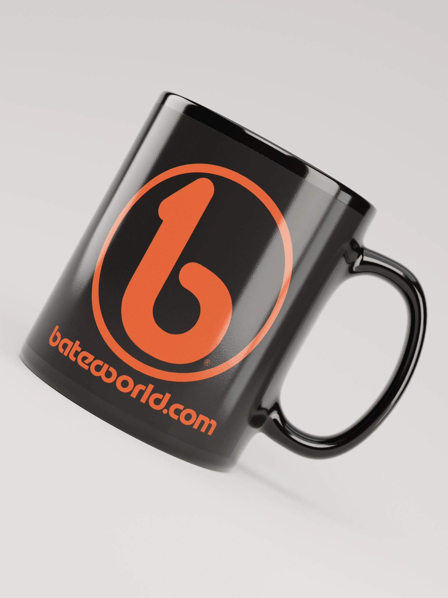 BateWorld.com Coffee Mug in Black/Orange product image (4)