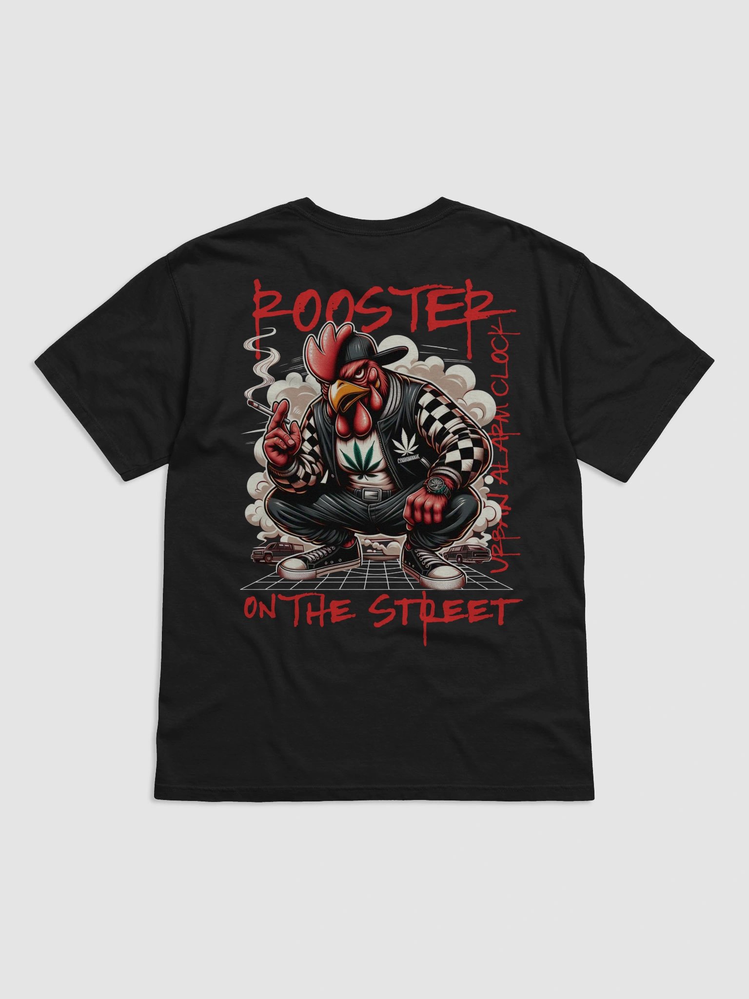 rooster on the streets T-shirt product image (1)