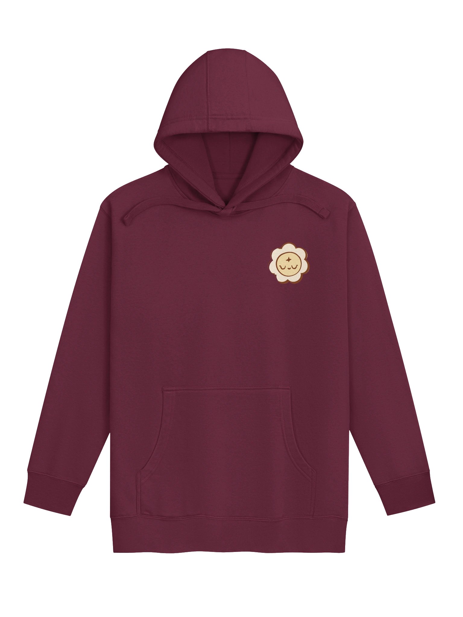 Golden Sunshine Wreath Hoodie | 70s Retro Front & Back Character Design product image (1)