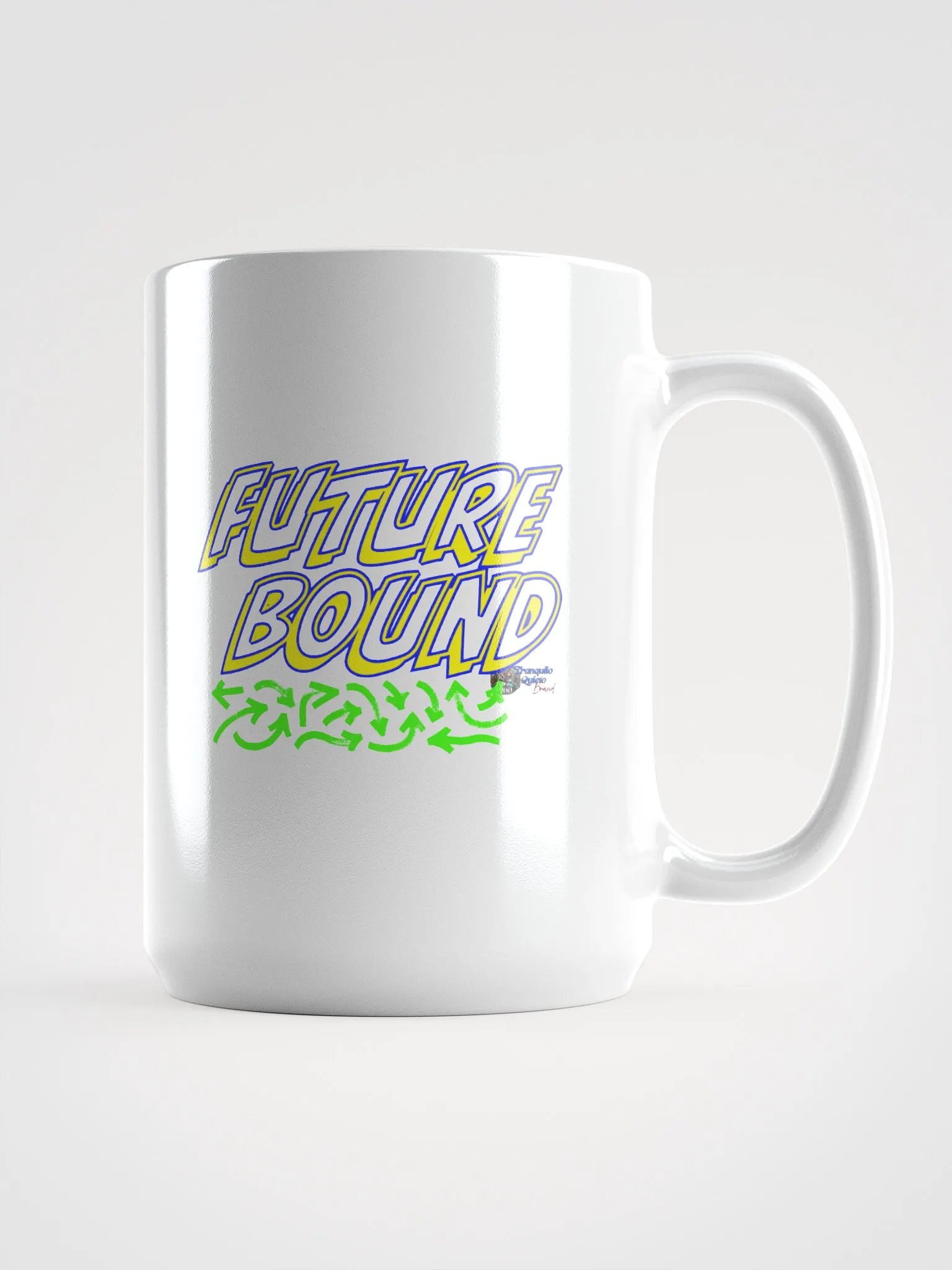 "Future Bound Forward" Ceramic Mug - Tranquilo Quieto Brand product image (1)