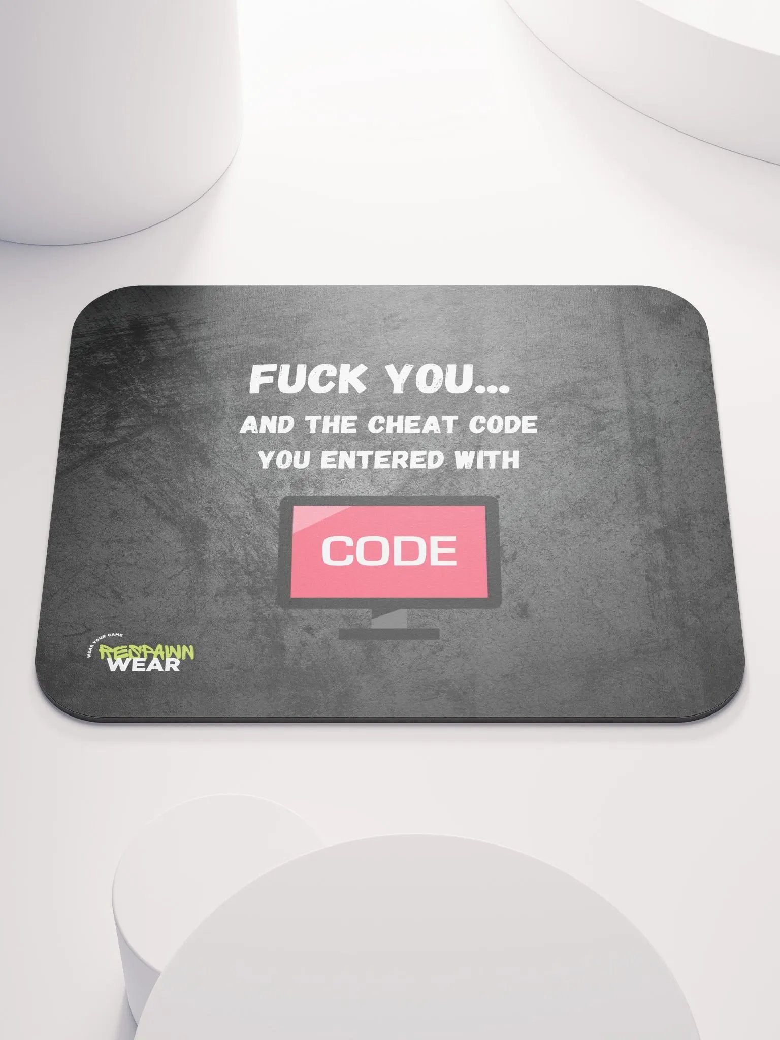 Cheat Code Rebellion Mouse Pad product image (1)