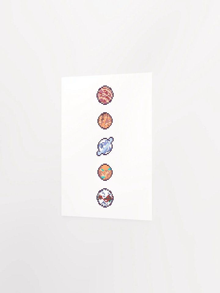 Pixel Planets Poster product image (2)