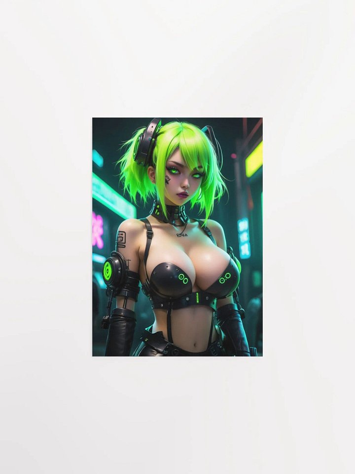 Neon Cyberpunk Dreams Poster product image (1)