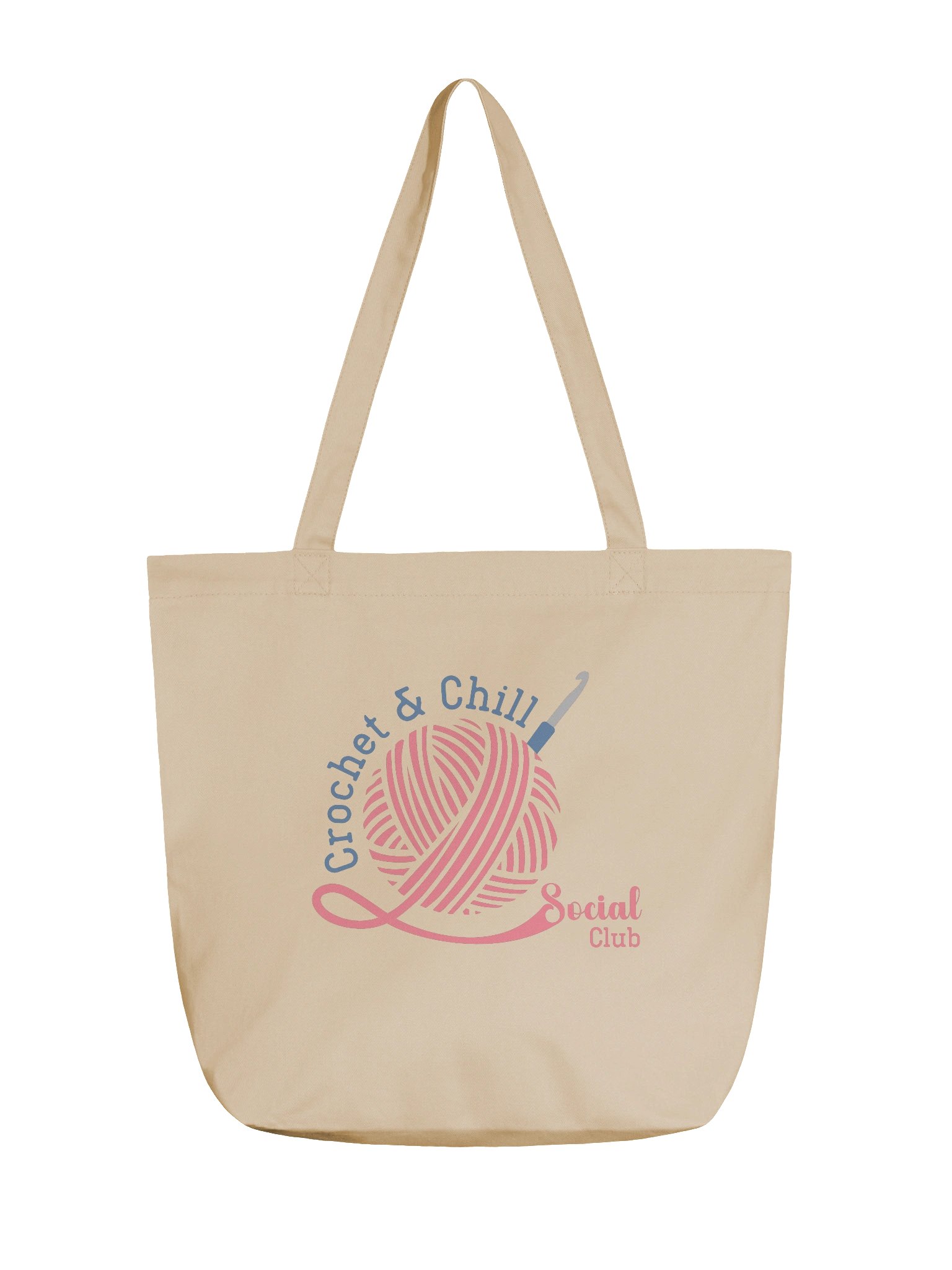 Crochet & Chill – Social Club Tote Bag product image (1)